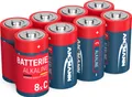 ANSMANN Batterie Baby C (LR14), 8 Stück 1,5V - langlebig & auslaufsicher