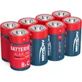 Ansmann Batterie Baby C (lr14), 8 Stück 1,5v - Langlebig & Auslaufsicher