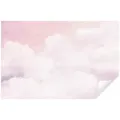Wallarena Fototapete Kinderzimmer Mädchen Himmel Wolken Rose Vlies Tapete Vliestapete, Glatt Vlies, Struktur Vinyl, Kinder, Natur, Tapete inklusive Kleister Vliestapete Motivtapete Wandtapete 3.68 m x 2.54 m
