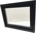 WOLFA Mehrzweck Kipp-Fenster PLUS Kunststoff braun 800x500 mm mit Einfachglas