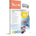 Peach Laminierfolie A4 | 125 mic | 100 St. | matt | beschreibbar | Premiumqualität für beste Laminierergebnisse | geeignet für alle Laminiergeräte | S-PP525-22