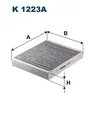 FILTRON K 1223A Filter, interior air for ,CADILLAC,CHEVROLET,OPEL,SAAB,VAUXHALL