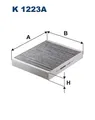 FILTRON Innenraumfilter K 1223A Aktivkohlefilter für OPEL SAAB CHEVROLET J309 Mk
