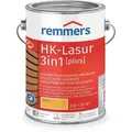 Hk-lasur 3in1 [plus] Kiefer, Matt, 2,5 Liter, Holzlasur, Premium Holzlasur Außen, 3fach Holzschutz Mit Imprägnierung + Grundierung + Lasur - Remmers