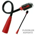 Zusatz Fugen Heizkörper Bürste flexibel Aufsatz Staubsauger rot Düse Ersatzteil Ersatzteile Düse Staubsaugerdüse Aufsatz Staubsaugerzubehör Fuge