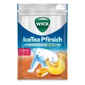 WICK IceTea Pfirsich Hustenbonbons zuckerfrei, 72 g, PZN 18165670