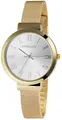 Excellanc Damen-Uhr Edelstahl Meshband Hakenverschluss Analog Quarz 1300036 (goldfarbig silberfarbig)