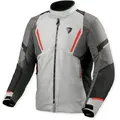Revit Undulate H2O, Textiljacke wasserdicht - Grau/Rot - XXL