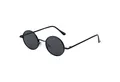 BEZLIT Eyewear Retrosonnenbrille Rund Form Designer Herren Sonnenbrille (1-St) mit Grau, Schwarz und Braunen Linsen