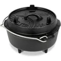 Petromax Dutch Oven FT3 Schwarz mit planem Boden 1,6,