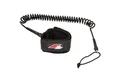 F2 SUP-Leash F2 Stand Up Paddling Leash Fuß Coiled Leash Schwarz