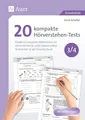 20 kompakte Hörverstehen-Tests für Klasse 3/4 Direkt einsetzbare Materialien ...