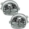 Scheinwerfer Set für Renault Twingo 1 9/00-2/07 H4 Halogen Streuscheibe