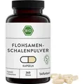 Flohsamenschalen Kapseln I 360 vegane Kapseln - 700 mg indische Fohsamenschalen