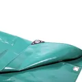 Abdeckplane 650g/m² PVC Plane 5 x 5 m grün – wasserdichte Gewebeplane mit Ösen, UV-stabil, reißfest & wetterfest – Profi Schutzplane für Gartenmöbel, Auto, Holz & BAU