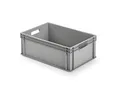 ALUTEC Kunststoffbehälter geschlossen (Inhalt 45 l, Außenmaße (LxBxH) 600 X 400 X 220 mm, stapelbar, lebensmittelecht, kälte- und hitzebeständig von -40° bis +80°C, Aufbewahrungskiste) 75020