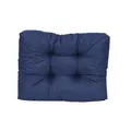 TexDeko® Garden halbes Palettenkissen 60x80x18cm wasserabweisend UV - beständig Premium Sitzkissen gesteppt Palettenauflage für Europaletten Palettenmöbel Palettenpolster (Blau)