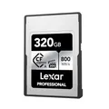 Lexar Professional SILVER Series CFexpress Typ A Karte 320GB, CFe Karte bis zu 800 MB/s Lesen, VPG200, 8K Video CF Karte, Speicherkarte Kompatibel mit Sony Alpha/Sony FX Kameras (LCAEXSL320G-RNENG)