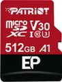 Patriot EP Series 512 GB microSDXC, Speicherkarte, (UHS-I U3, Class