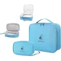 2er-Set Wasserfeste Reiseapotheke Tasche für Medikamente