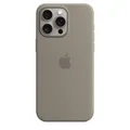 Apple iPhone 15 Pro Max Tasche aus Silikon in Aschbraun