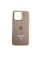 Apple iPhone 15 Pro Max Tasche aus Silikon in Aschbraun