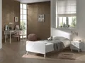 Vipack:"Billy" Set 3-tlg.:Bett+Nachtkonsole+ Schreibtisch-Weiß