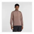 New Balance für Herren. MT43204 Athletics Heat Grid Sweatshirt braun (M), Lässig, Sportlich, Multisport, Polyester, Langarm