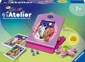 Ravensburger CreArt 28507 - Atelier Pferde - Malen nach Zahlen für Kinder ab 7 Jahre, Malset mit 2 Maltafeln samt Rahmen, Pinsel und Acrylfarben, Geschenk für Mädchen und Jungen