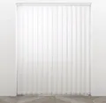 5er Lamellen-Set Shantong weiss 40x260 cm (ohne Schiene)