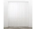 5er Lamellen-Set Shantong weiss 40x260 cm (ohne Schiene)