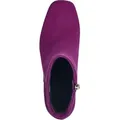 MARCO TOZZI Damen Stiefelette Karree Blockabsatz 2-25349-41, Größe:37 EU, Farbe:Violett - Violett - 37
