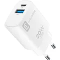 Cellularline Dual Port Travel Charger Apple PD 20W White (20 W, 2 Ports) (ACHIPH2USBPD20SMLW)