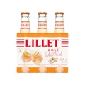 Lillet Rosé White Peach, vorgemischter Drink aus Lillet Rosé & Pfirsich-Aroma, fruchtiger Aperitif, aromatisiertes alkoholisches Mixgetränk, 3 x 200ml