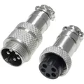 No Name 453563 Rundsteckverbinder Stecker, Buchse Gesamtpolzahl: 5 1 Set (453563)