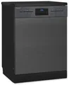 EXQUISIT Standgeschirrspüler "GSP9614-030B" silber (schwarz)