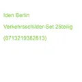 VAN_MANEN Verkehrsschilder Set Verkehrsschilder und Pylonen 25 Stück (8713219382