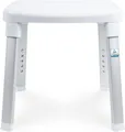 Weinberger Duschhocker Weinberger Duschhocker Badstuhl Höhenverstellbar Anti-Rutsch Weiß