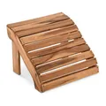 Raburg Fußbank SUNJA Premium in NATUR - Akazie Hartholz, geölter Fußhocker, passend für XXL Design-Gartenstuhl Canadian Adirondack Deck-Chair/Hamburger Alsterstuhl, belastbar bis 50 kg
