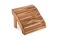 Raburg Gartensessel Sunja Premium, XXL Design-Gartenstuhl oder Fußhocker, Akazie Hartholz, Design-Canadian Adirondack Deck-Chair oder dazu passende Fußbank
