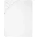 Zollner Spannbettlaken,, Weiß, Textil, 180x200 cm, Oeko-Tex® Standard 100, Schlaftextilien, Bettwäsche, Bettlaken