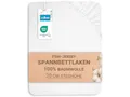 ZOLLNER Spannbettlaken in 180x200 cm - mit eingearbeitetem Gummibund - Baumwolle - in weiß - waschbar bis 95°C - Hotelqualität - Oeko Tex® Zertifiziert