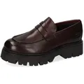 Melvin & Hamilton Thelia 7 Leder-Loafers für Damen Loafer Plateausohlen, Echtes Leder, Vegetabile Gerbung 35 EU