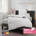 Daunenbettdecke SPESSARTTRAUM "Exklusiv, Bettdecken für Sommer und Winter, Decke", weiß, B:135cm L:200cm