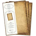 Altes Briefpapier CASANOVA 100 Blatt Papier beidseitig A4 alt vintage retro Mittelalter antik nostalgisch