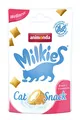 Katzensnack mit Milch  Knusperkissen Wellness 12 x 30g, getreidefreie Katzenl...