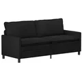 vidaXL Sofa Schwarz 196 x 81 x 87,5 cm Samt