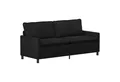 vidaXL Sofa Sofa Schwarz 196 x 81 x 87,5 cm Samt, 1 Teile