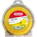 OREGON Yellow Starline Mähfaden 2,7 mm x 92 m Nylonfaden Freischneider Sense
