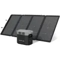 EcoFlow DELTA 2 tragbare Powerstation mit 220W Solar Panel, balkonkraftwerk mit speicher solaranlage balkon und Schnellladung als Solargenerator